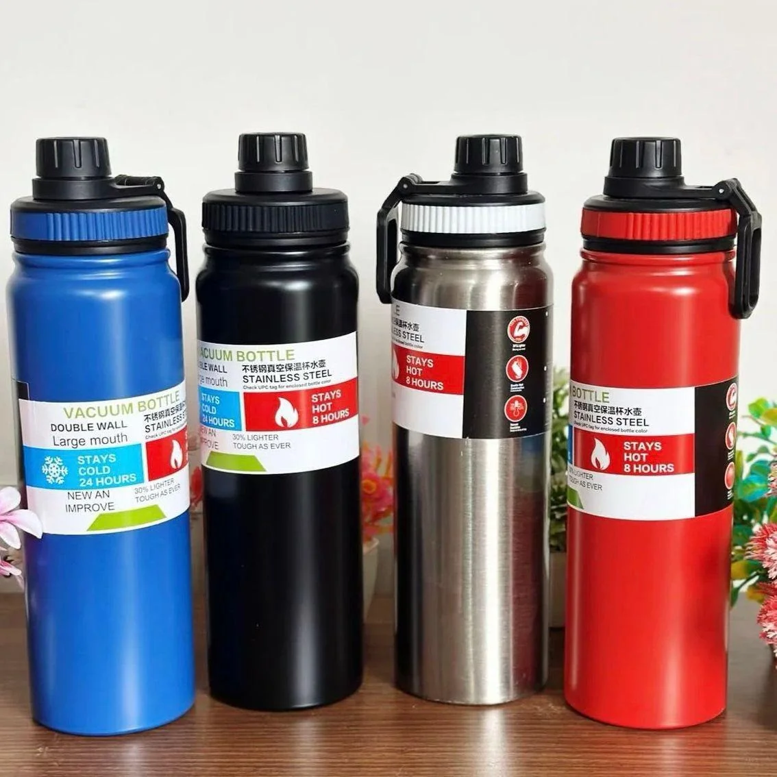 Garrafa Térmica Squeeze Inox 800ml Mercado Livre