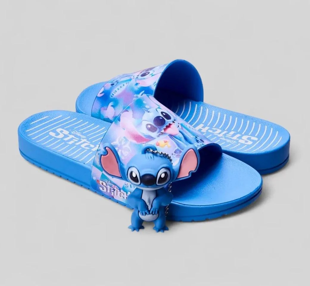 Gáspea Grendene Kids Disney Key Kit- 23406 Azul/azul Medio Liso 29 Br