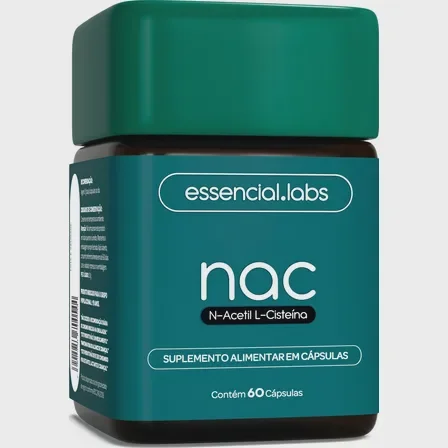 NAC 600mg - N-acetil L-cisteína 60 cápsulas Mercado Livre