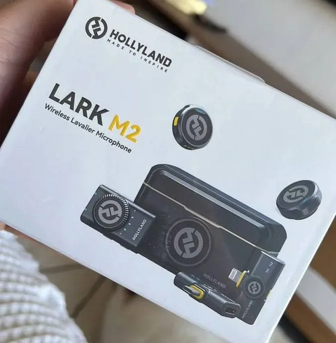 Microfone Lapela Duplo Hollyland Lark M2 Combo USB-C Mercado Livre