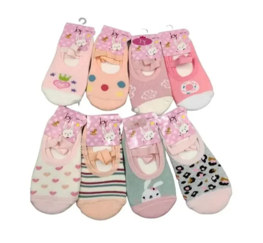 Kit 4 pares Meia Sapatilha Antiderrapante (Tam. 0 ao 10A) Mercado Livre