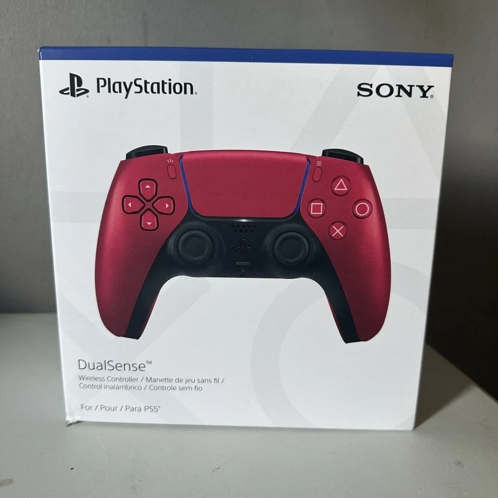 Controle joystick sem fio Sony PlayStation DualSense PS5 Cosmic Red Mercado Livre