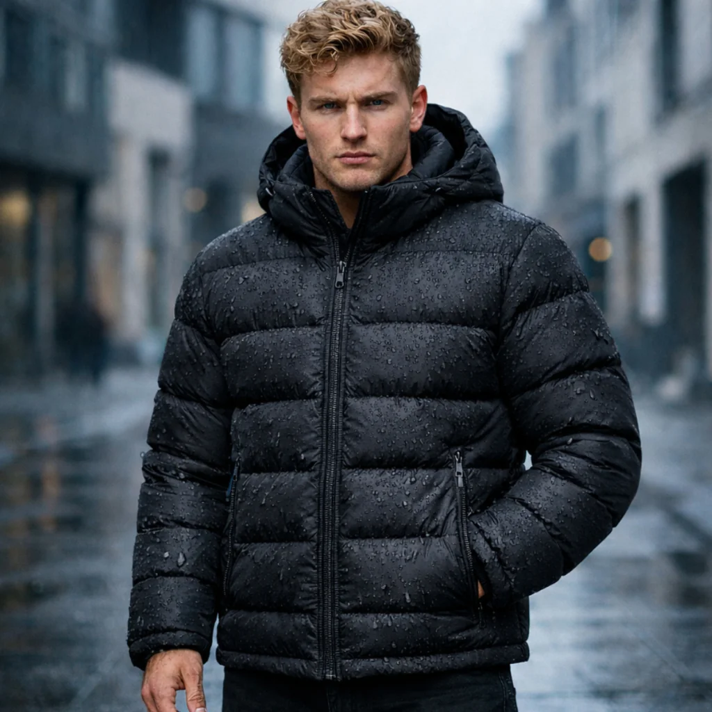 Jaqueta Puffer Bobojaco Corta Vento Nylon Frio Reforçada Inverno Unissex Shopee