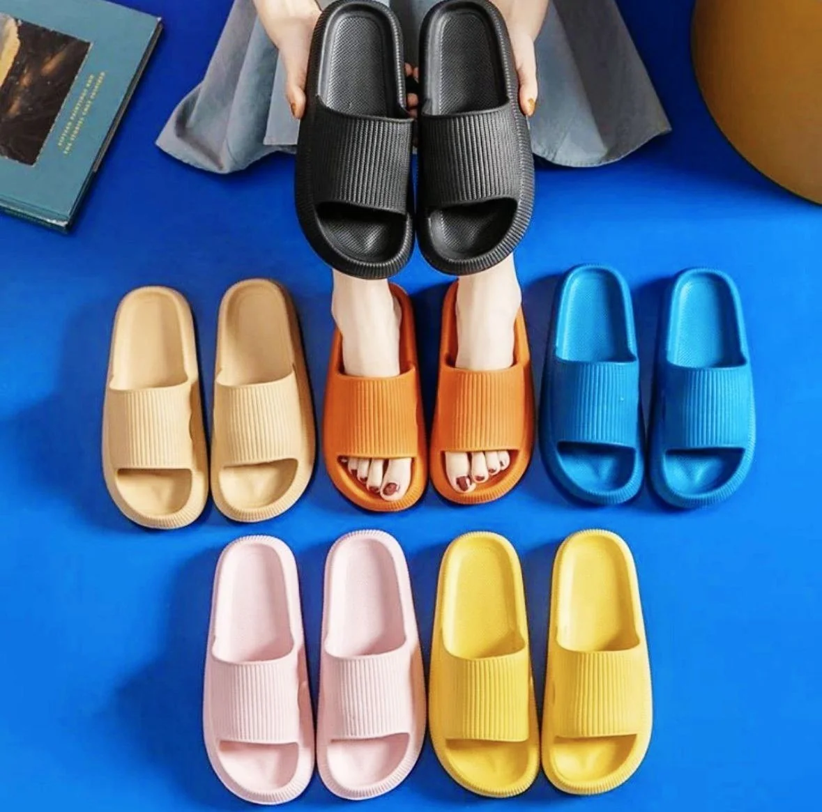 Chinelo Nuvem Ergonômico Unissex Slide Flexível Conforto Mercado Livre