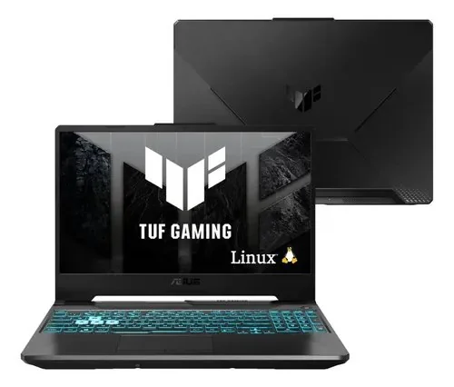 Notebook Asus Tuf Gaming A15 3050 Ryzen 7 16gb 512gb Linux Graphite Black
