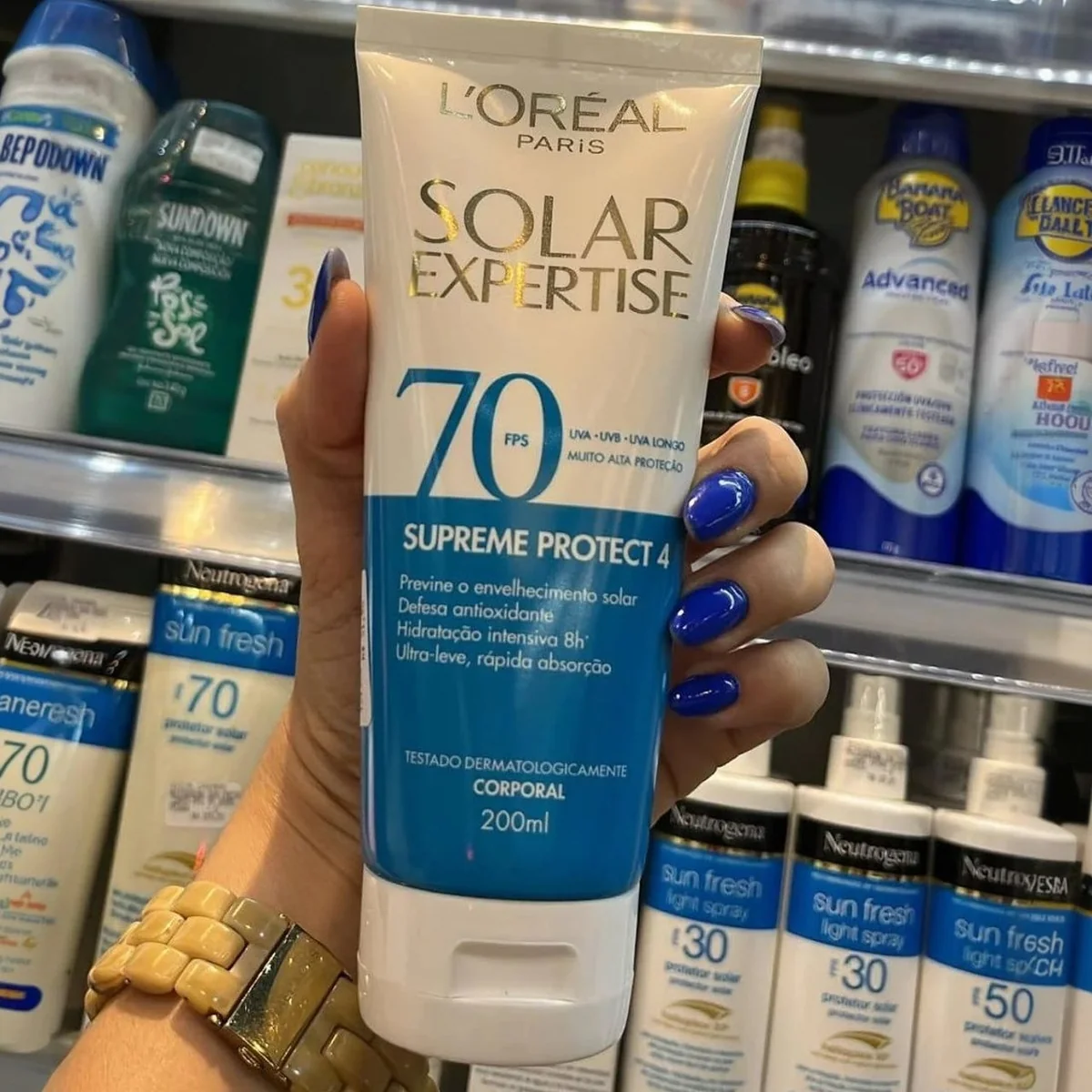L'Oréal Paris Solar Expertise Supreme Protect 4 FPS70 - Protetor Solar Corporal 200ml