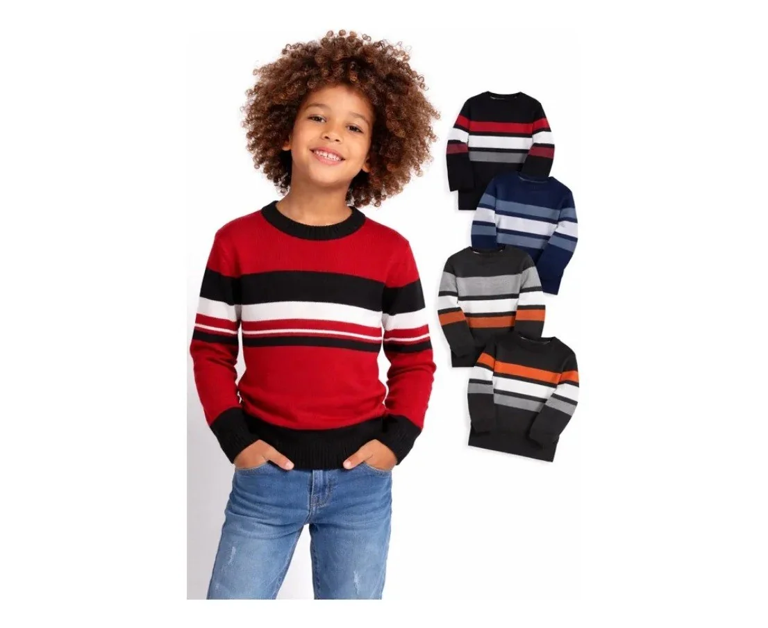 Kit 2 Blusas em Tricot Infantil (Tam. 1-16) Mercado Livre