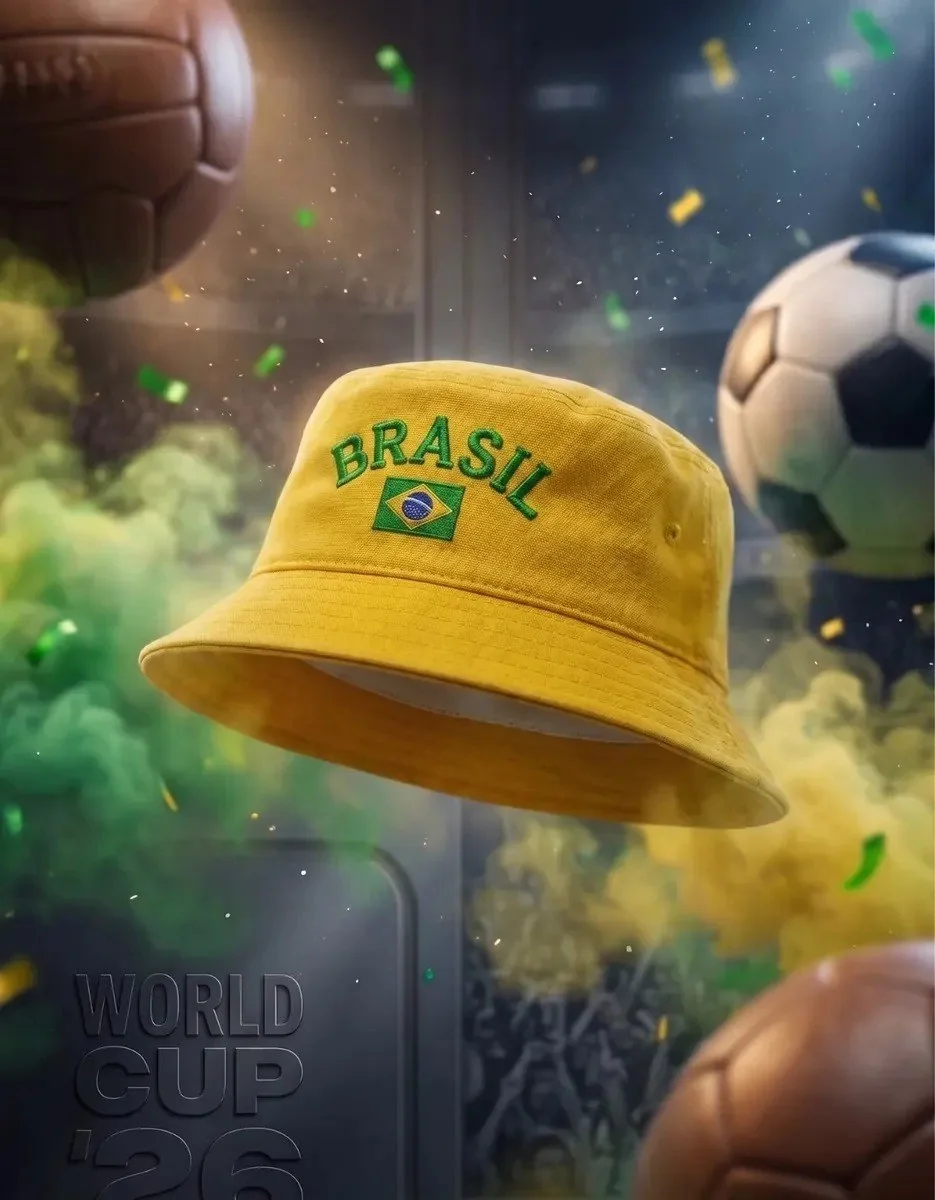 Boné do Brasil Torcedor Bucket Mercado Livre
