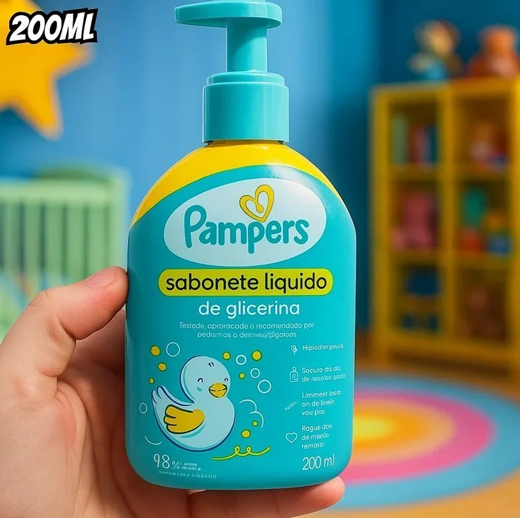 PAMPERS SAB LIQ CPO GLICERINA 200ml