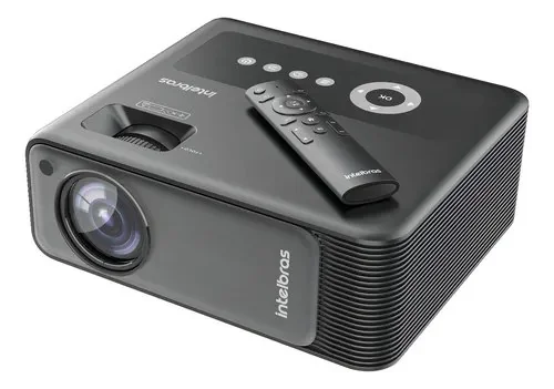 Projetor Full Hd Intelbras 7400 Lúmens Pfl6520 Preto
