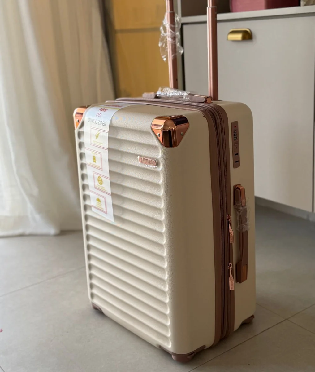 Mala de Bordo 10KG Zíper Dupla Rodinhas Removíveis Shopee