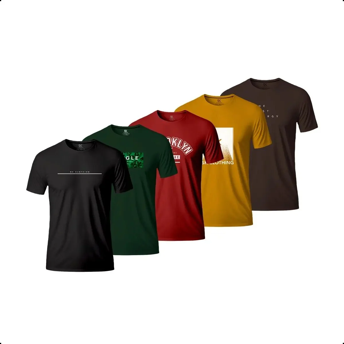 Kit 5 Camisas Camisetas Mercado Livre