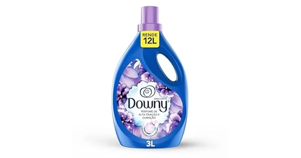 🇧🇷🇧🇷🇧🇷 Downy Amaciante Concentrado Lirios Do Campo 3L, Rende 12L, Perfume com Notas de Lavanda e Algodão
