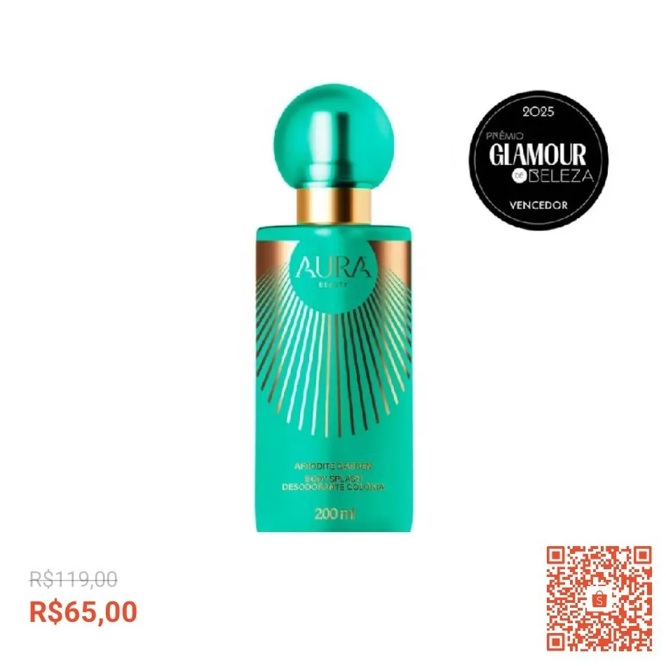 Body Splash Afrodite Garden 200ml - AURA Beauty by. Jade Picon
