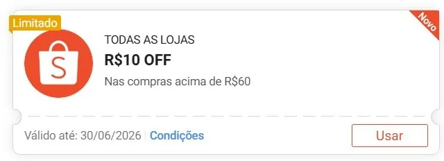 🔥 Cupom Shopee