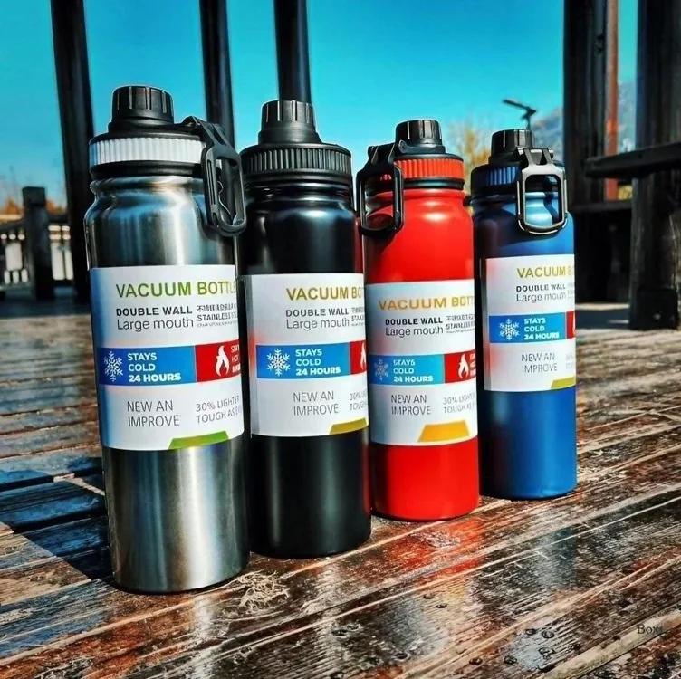 Garrafa Térmica Água Squeeze Alça Inox Academia Quente Frio Mercado Livre