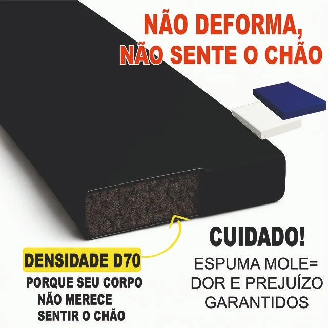 Colchonete Profissional Academia Exercícios treino Fitness FIT yoga impermeável colchão tapete Shopee