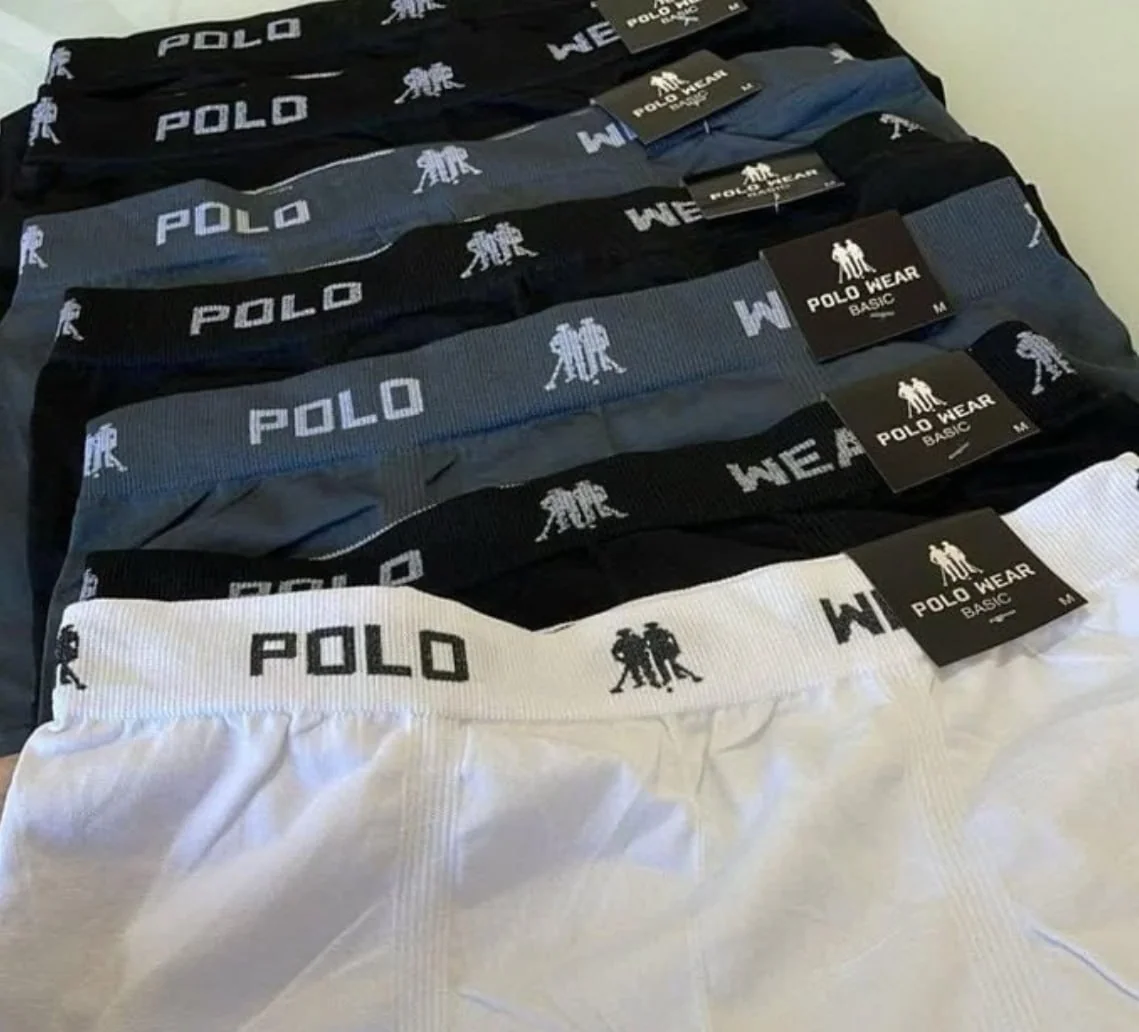Kit 10 Cuecas Boxer Lisa Polo Wear Mercado Livre