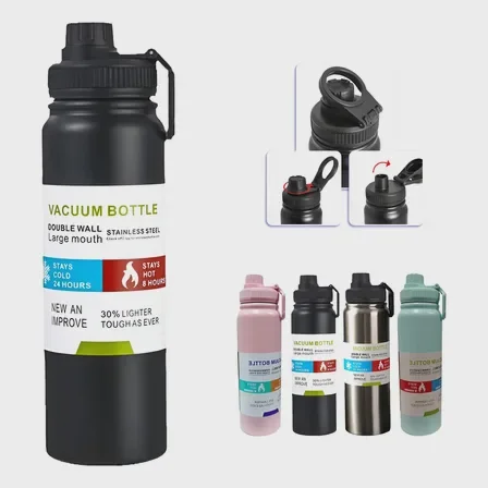 800ml Garrafa Térmica Squeeze Inox Mercado Livre