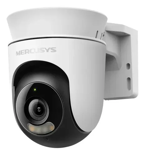 Mercusys Mc510 Câmera Segurança Wifi 2k 360° Externo Por Tp-link Branco