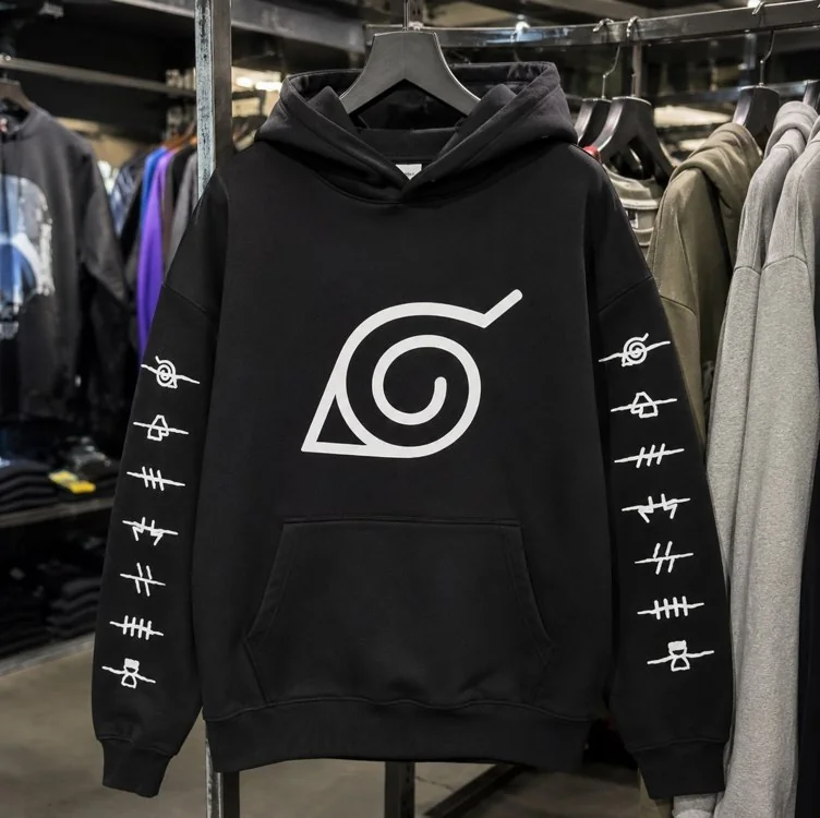 Blusa Casaco Moletom Anime Naruto Konoha Aldeia Da Folha Mercado Livre