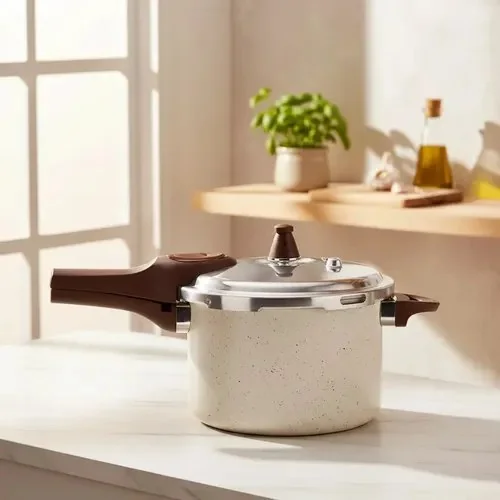 🚀 Panela De Pressão Brinox Pressure 4,2l Ø20 X 14,5 Cm Vanilla Baunilha Vanila