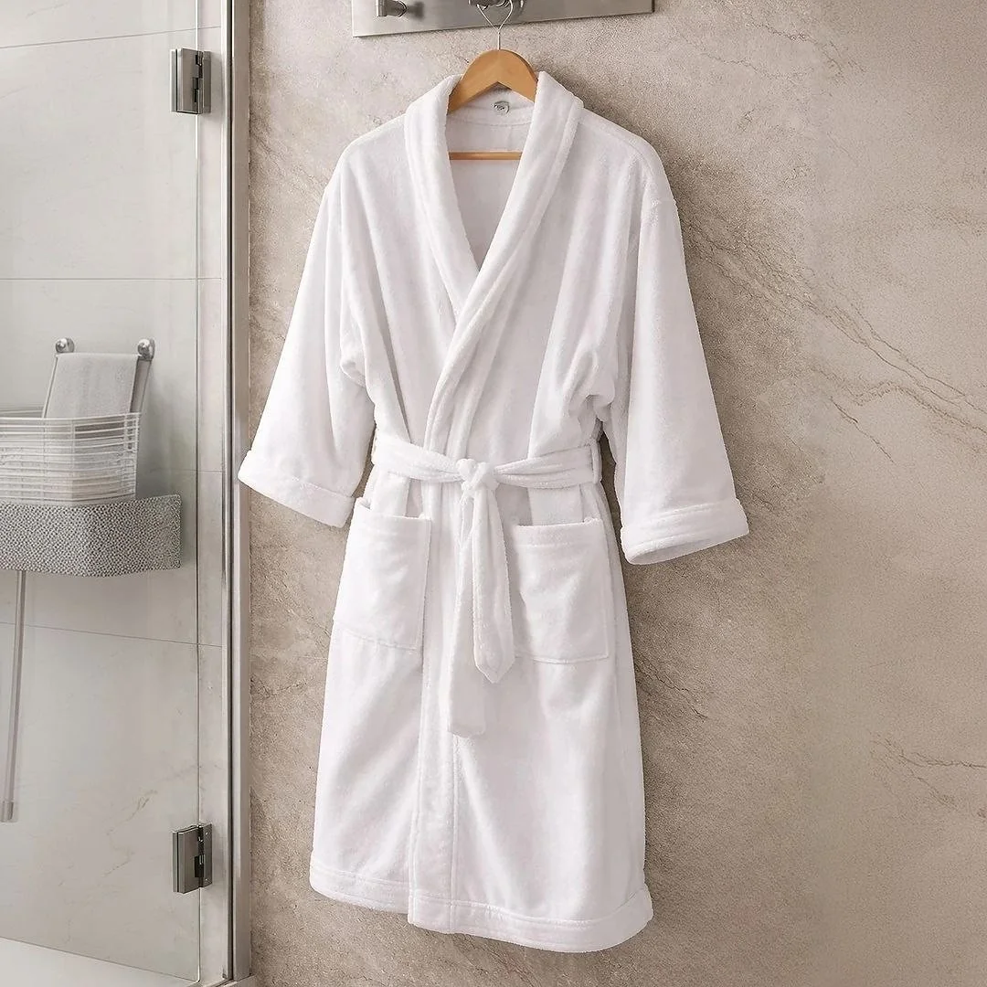 Roupão De Microfibra Feminino Masculino Adulto Inverno Bolso