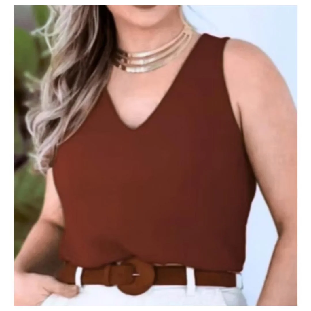 Blusa Regata Feminina Alça Larga Grossa Duna Regata Lisa Básica Elegante Shopee