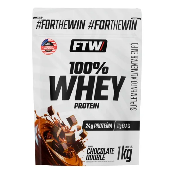 Whey 1kg Chocolate Double FTW Mercado Livre
