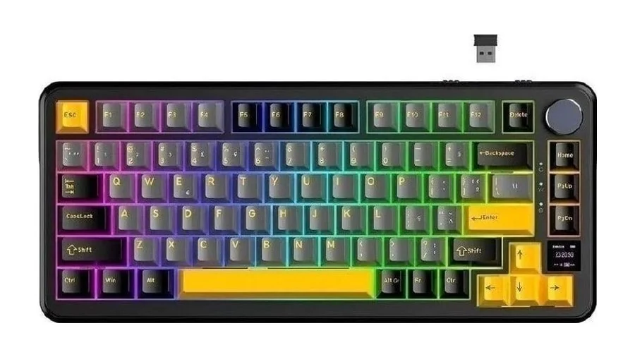 Teclado Mecânico Sem Fio Attack Shark X85pro 75% Tela TFT Mercado Livre