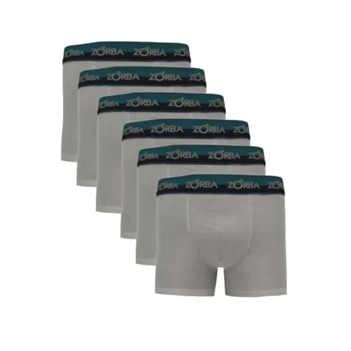 Kit com 6 Cuecas Zorba Boxer Max 702
