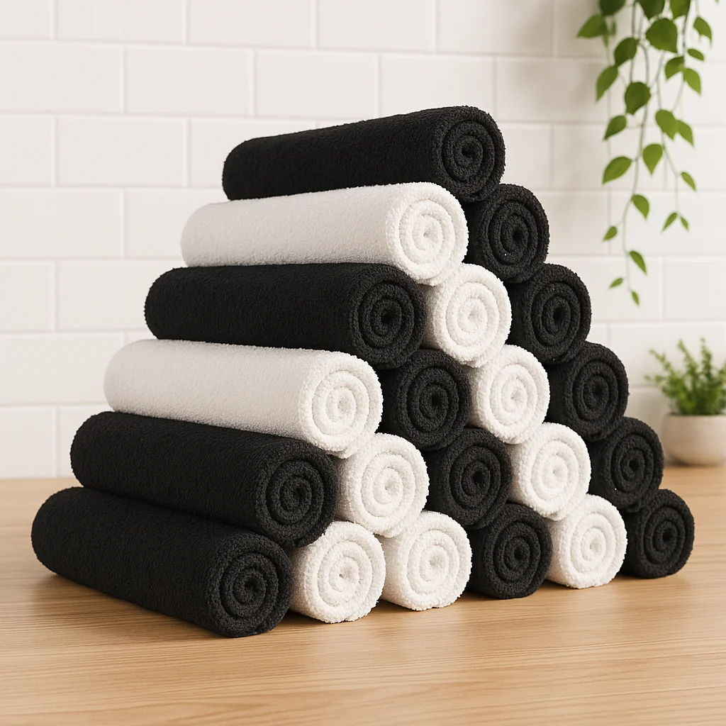 Kit 5pçs Toalha para Salão de Beleza 45x62cm 100% Algodão Coleção Clean Shopee