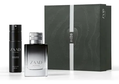 🔥 PARCELADO! O Boticário Zaad Intense Kit Presente 2 Itens