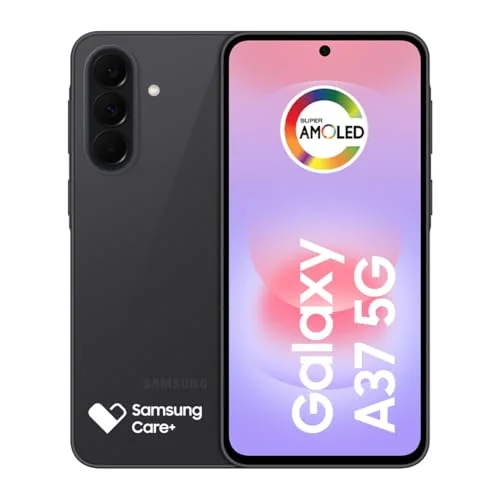 Celular Samsung Galaxy A37 5G 128GB, 6GB RAM, Câmera 50MP (Preto)