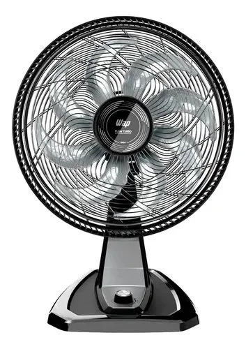 Ventilador De Parede E Mesa Wap Flow Turbo Com 8 Pás 3 Velocidades 50 Cm 60 Preto 127v Plástico