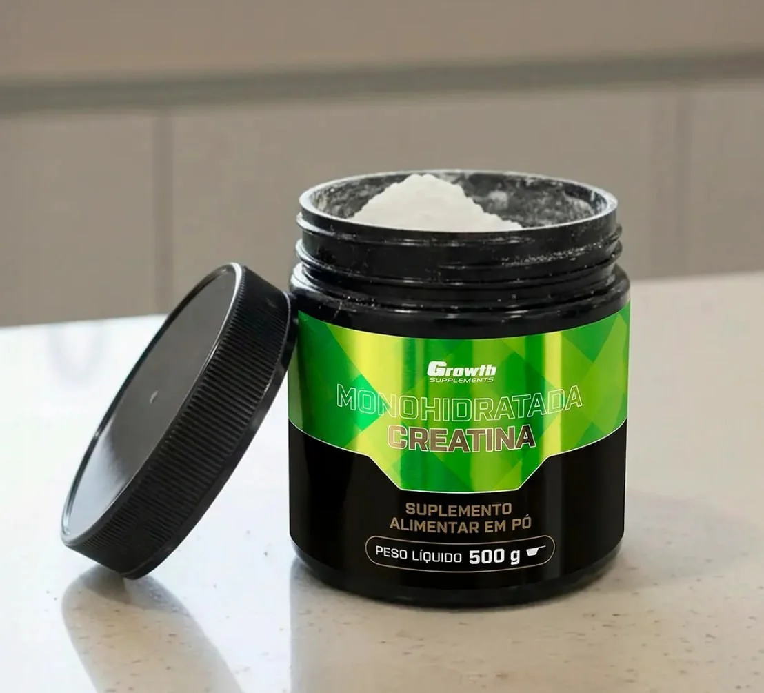Creatina Monohidratada 500g Growth Supplements Mercado Livre