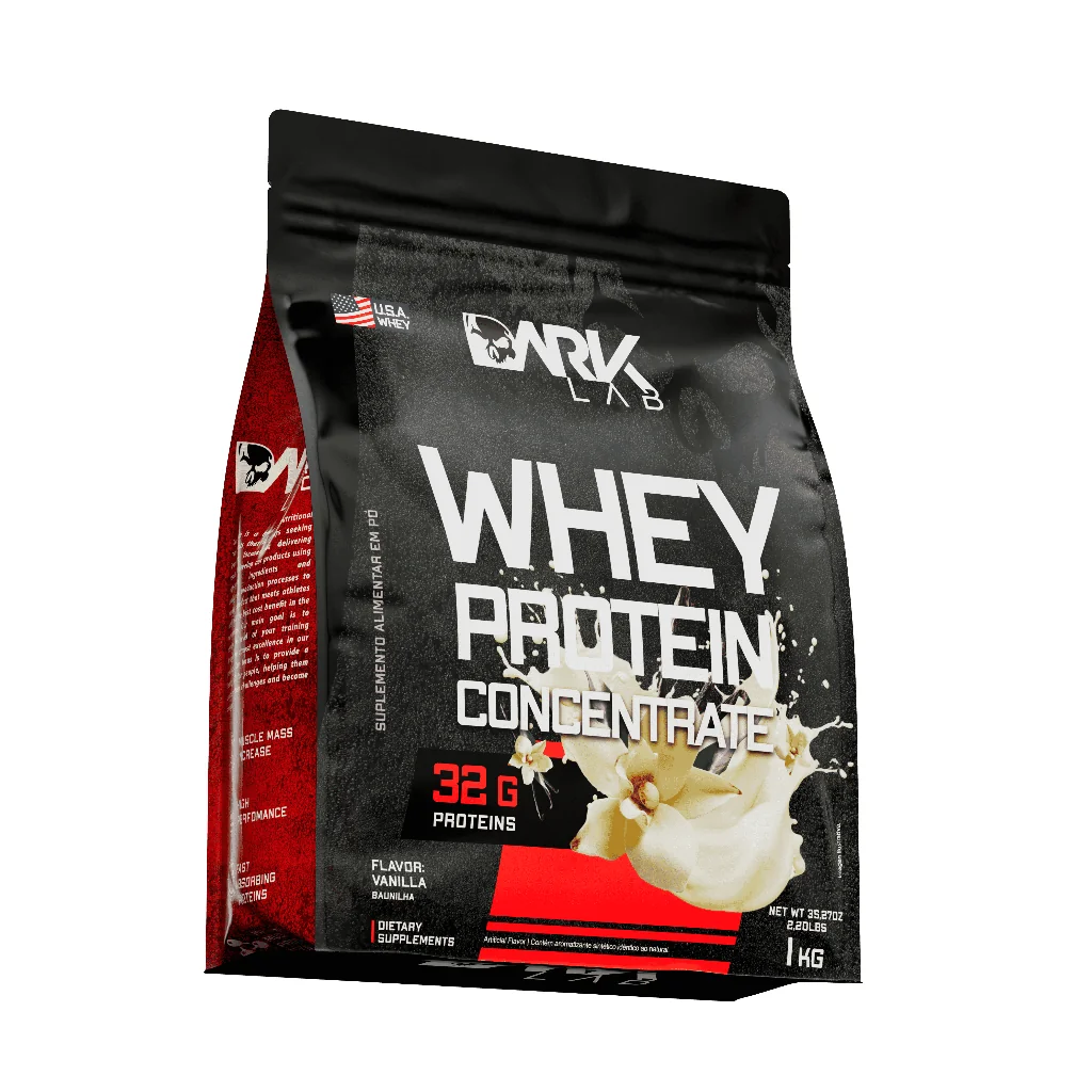 Whey Protein Concentrado 1Kg Dark Lab Shopee
