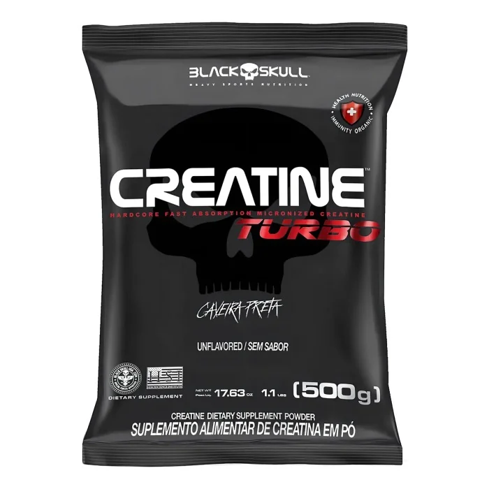 Caveira Preta Creatina 500g Mercado Livre