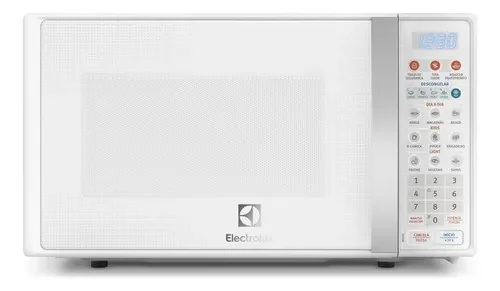 Micro-ondas Electrolux 20l Branco Com Função Tira Odor E Descongelar Mto30 127v