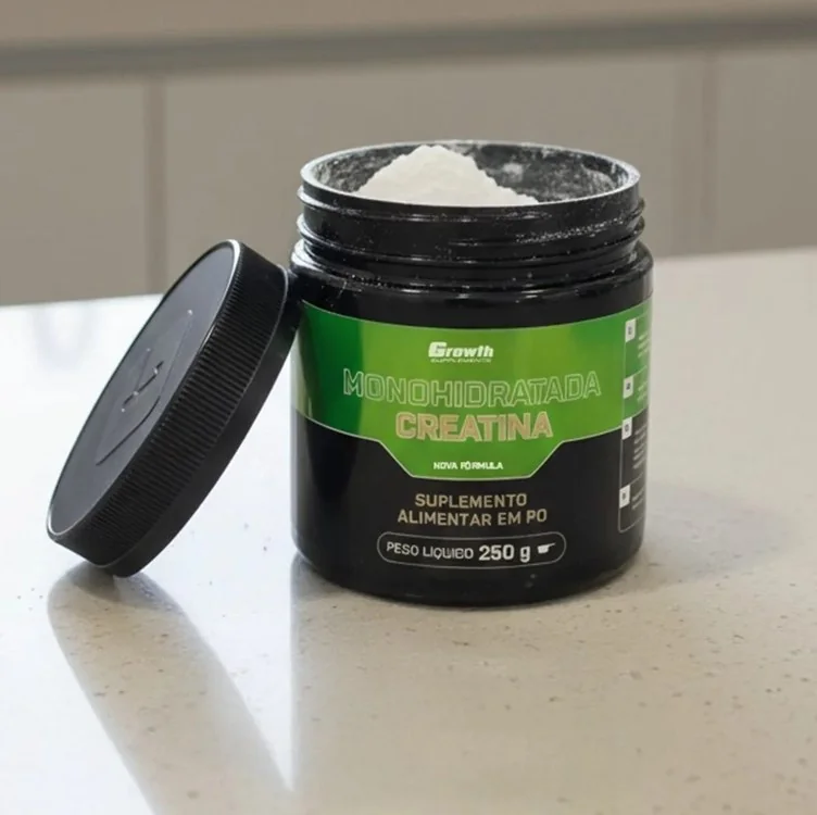 Creatina Monohidratada 250g Growth Supplements - Sem Sabor Em Pó Mercado Livre