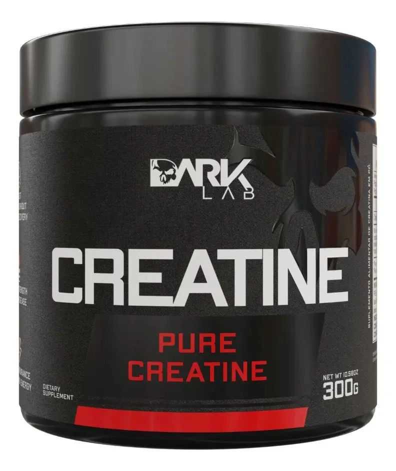 Creatina Monohidratada Pote 300g 100% Pura Dark Lab Mercado Livre