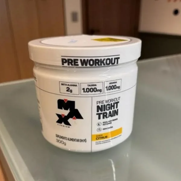 Night Train Sem Cafeína 300g - Max Titanium Mercado Livre