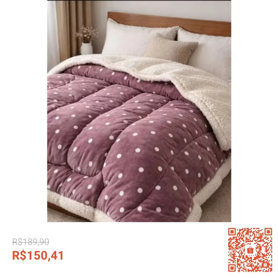 Coberdrom Queen Fofão 2,40x2,20 Extra Macio e Quentinho – Conforto para o Inverno