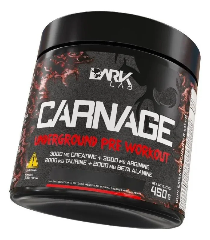 Pre Treino Carnage Pink Lemonade 450g com Creatina Dark Lab Mercado Livre