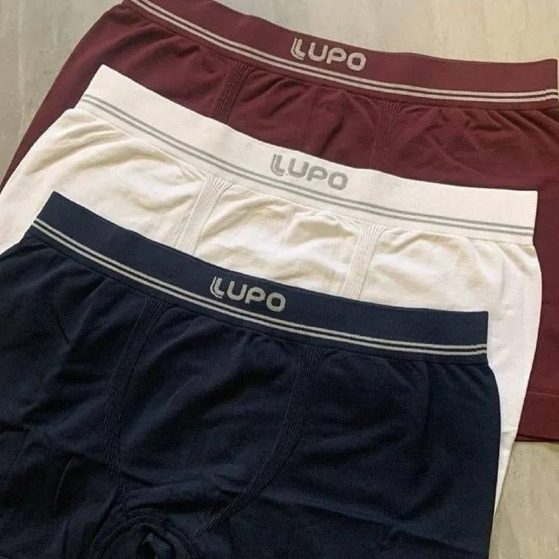 Kit 6 Cuecas Boxer Lupo Poliamida Sem Costura Box Original Mercado Livre
