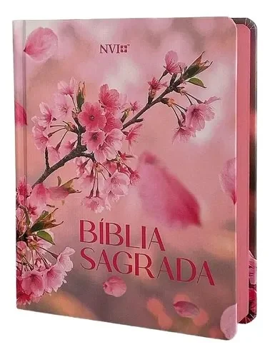 Bíblia Sagrada Feminina Capa Dura Floral Versão Nvi