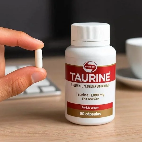 Taurine 60 Cápsulas Vitafor Mercado Livre