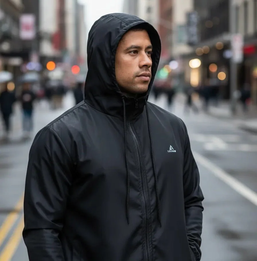 Jaqueta Corta Vento Masculina com Capuz Mercado Livre