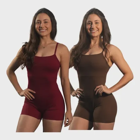 Kit 2 Macaquinho Curto Fitness Poli Academia Mercado Livre