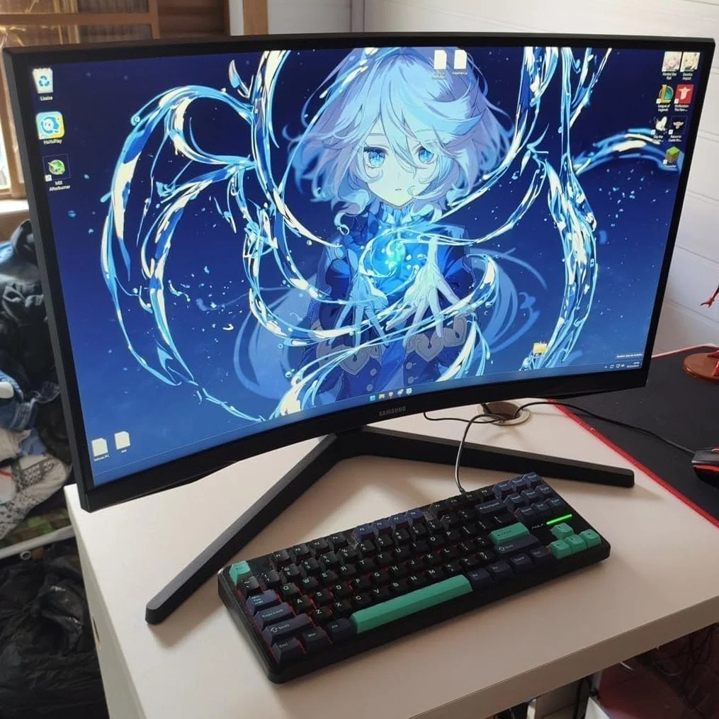 Monitor Gamer Samsung Odyssey G5 27\" QHD 165Hz 1ms Mercado Livre